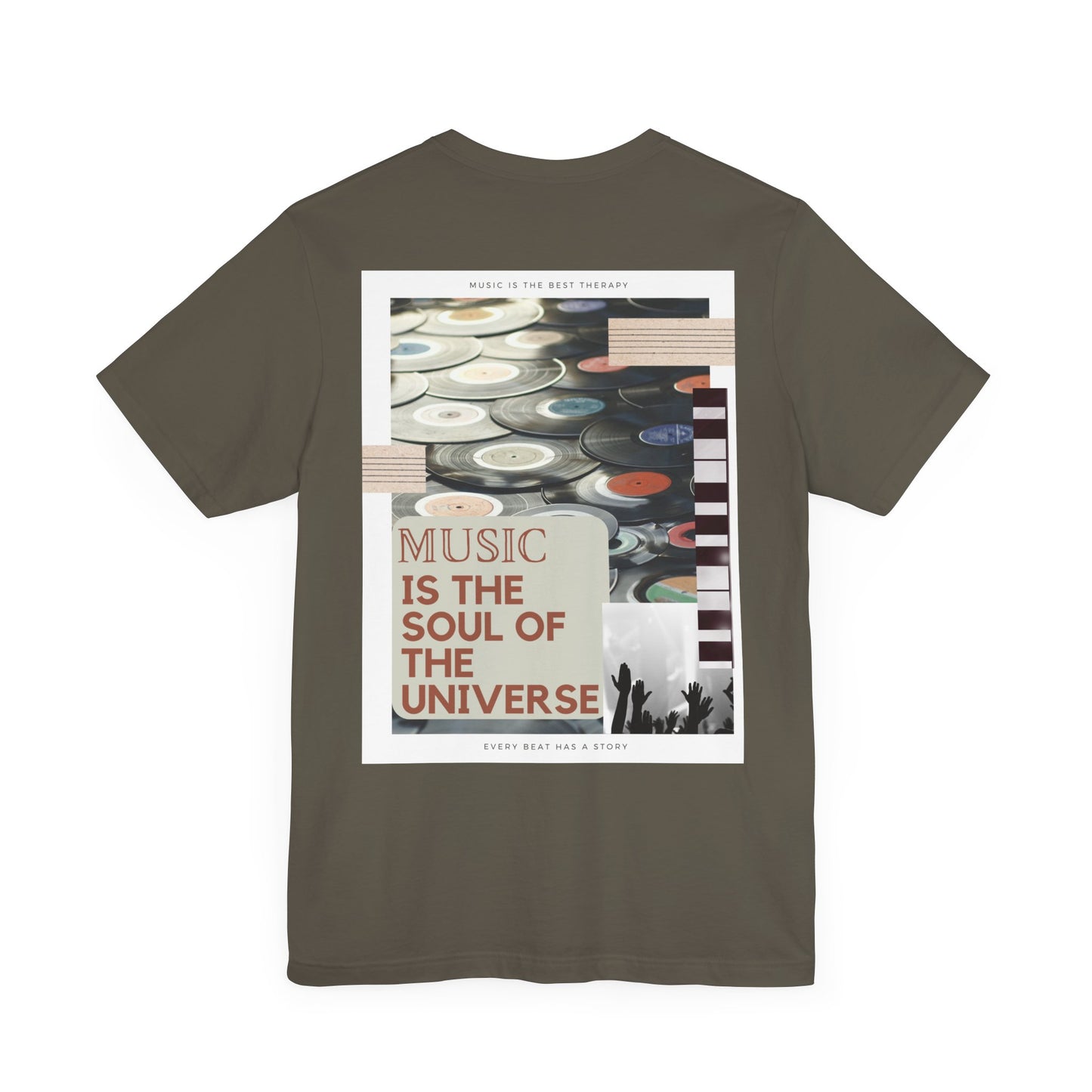 Music Is The Soul Of The Universe Unisex Jersey Short Sleeve Tee