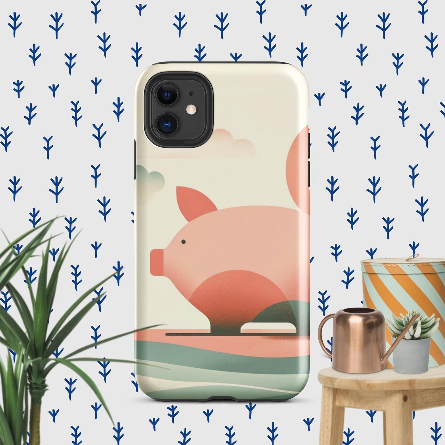 The Hologram Hook Up Glossy / iPhone 11 Pig Icon Tough Case for iPhone®