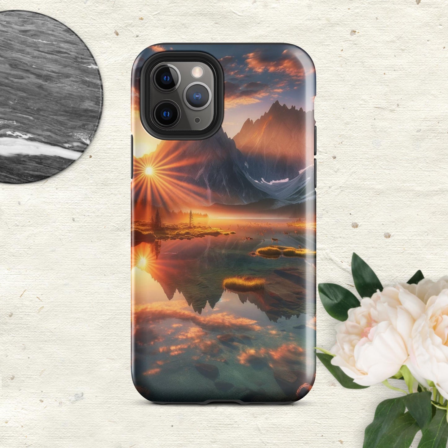 The Hologram Hook Up Glossy / iPhone 11 Pro Eye Of The Mountain Tough Case for iPhone®