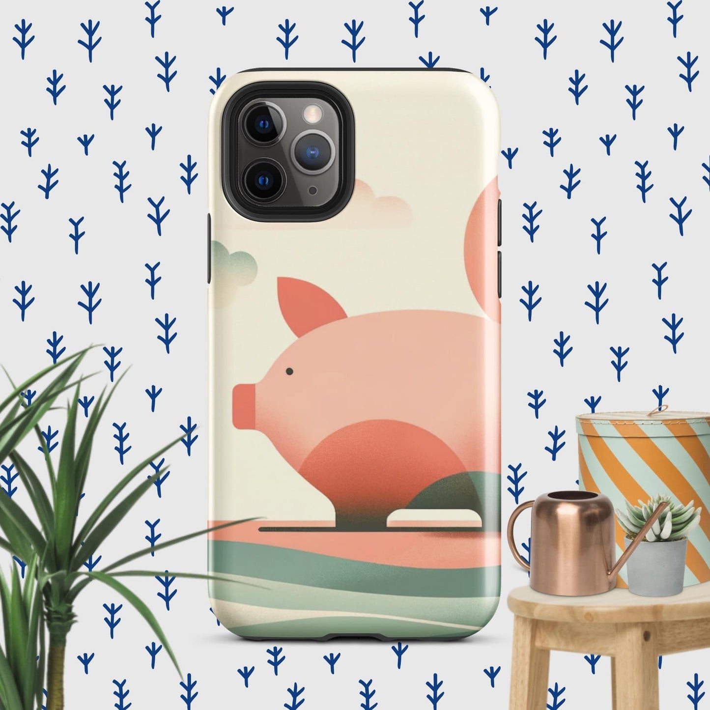 The Hologram Hook Up Glossy / iPhone 11 Pro Pig Icon Tough Case for iPhone®