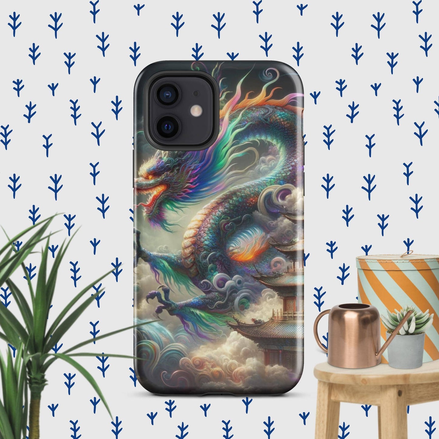The Hologram Hook Up Glossy / iPhone 12 Dragon Tough Case for iPhone®