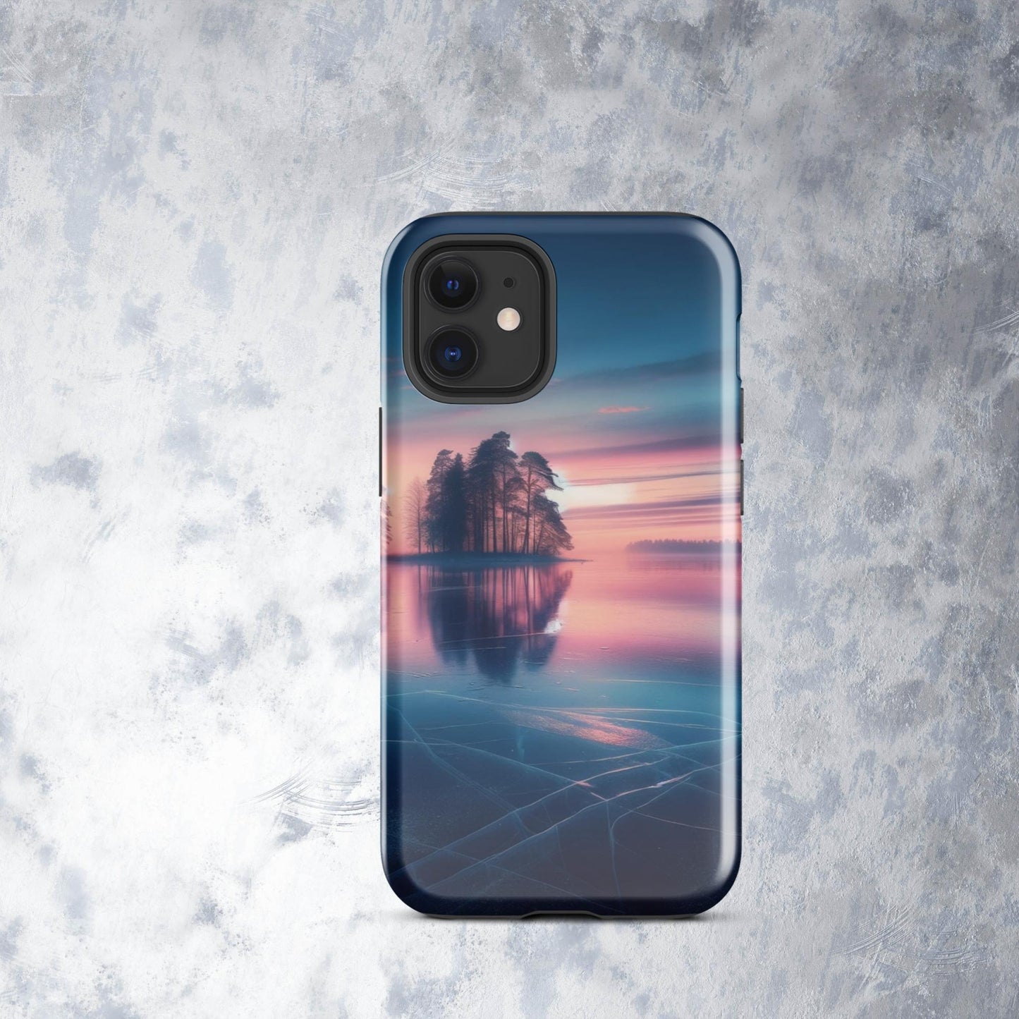 The Hologram Hook Up Glossy / iPhone 12 mini Beauty On Ice Tough Case for iPhone®