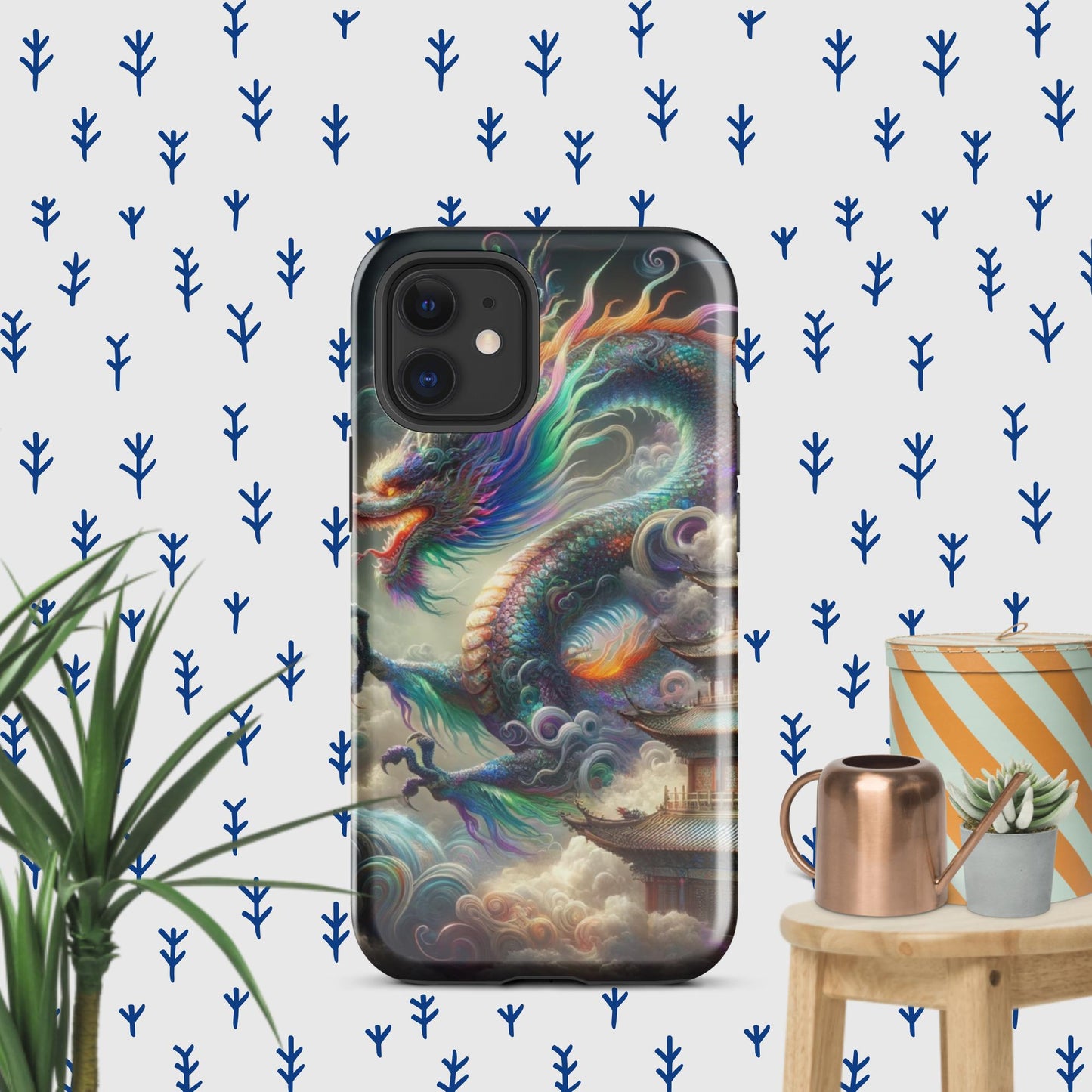 The Hologram Hook Up Glossy / iPhone 12 mini Dragon Tough Case for iPhone®