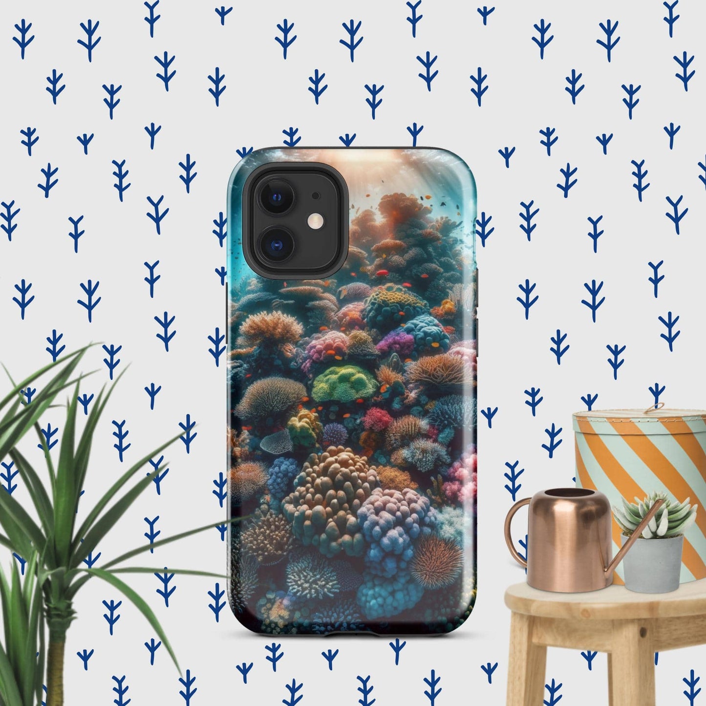 The Hologram Hook Up Glossy / iPhone 12 mini Reefer Tough Case for iPhone®