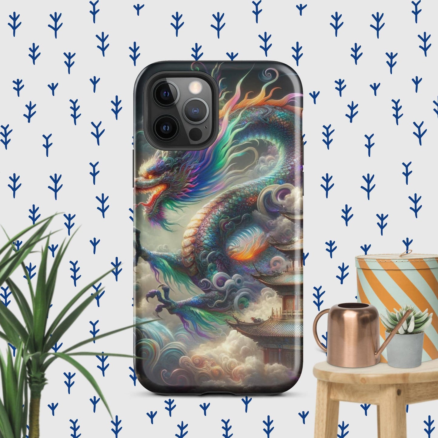 The Hologram Hook Up Glossy / iPhone 12 Pro Dragon Tough Case for iPhone®