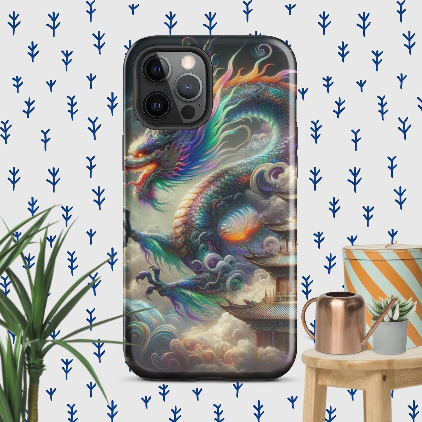 The Hologram Hook Up Glossy / iPhone 12 Pro Max Dragon Tough Case for iPhone®