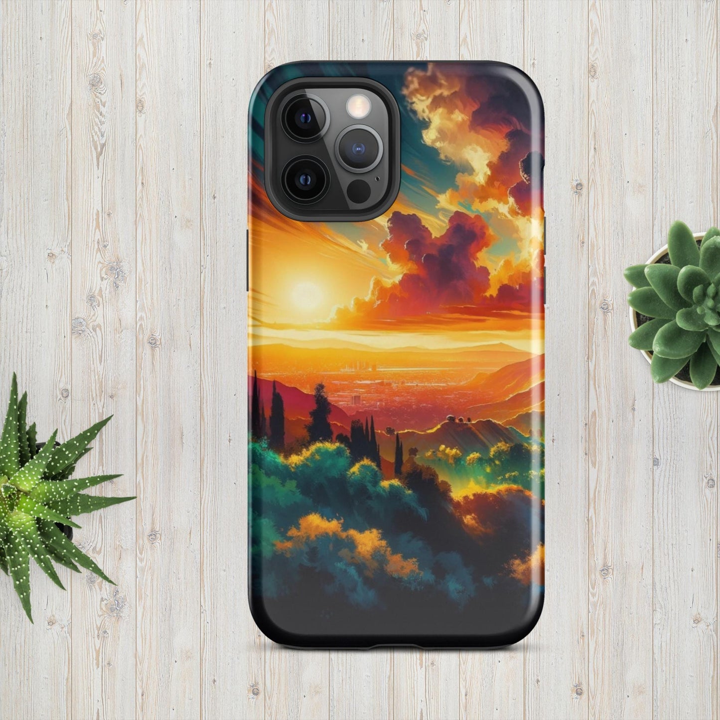 The Hologram Hook Up Glossy / iPhone 12 Pro Max Sun Hills Tough Case for iPhone®