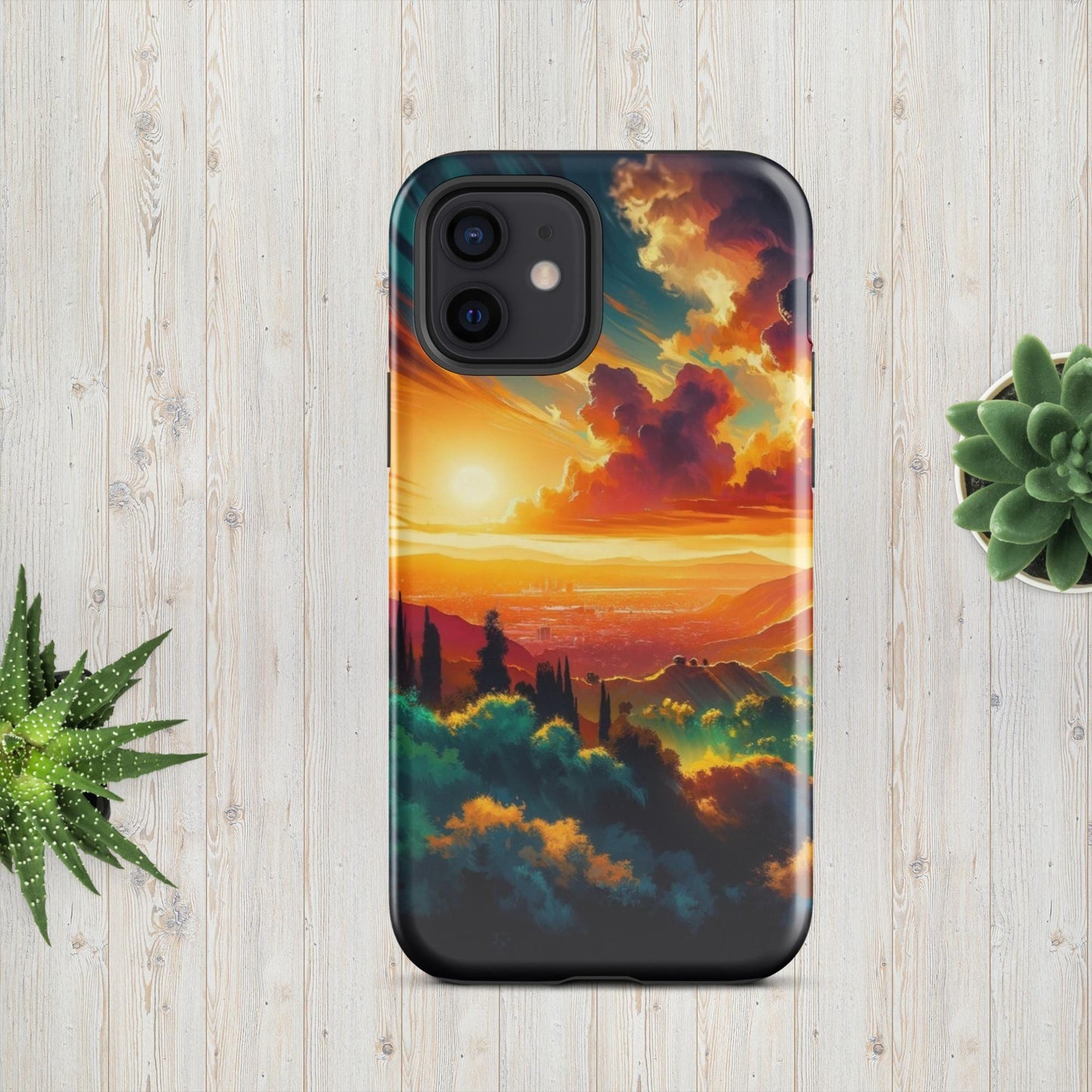 The Hologram Hook Up Glossy / iPhone 12 Sun Hills Tough Case for iPhone®