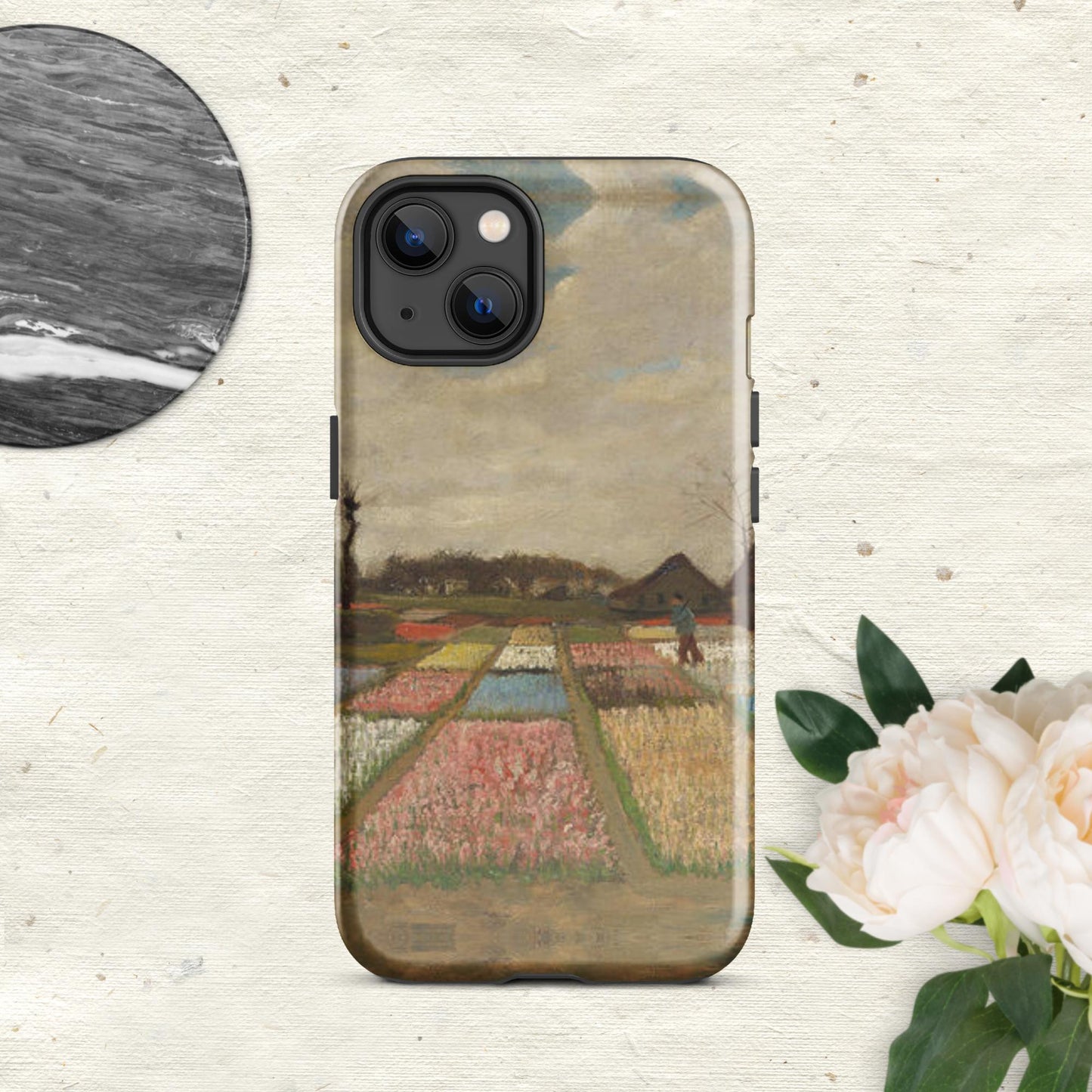 The Hologram Hook Up Glossy / iPhone 13 Holland Flowers Tough Case for iPhone®