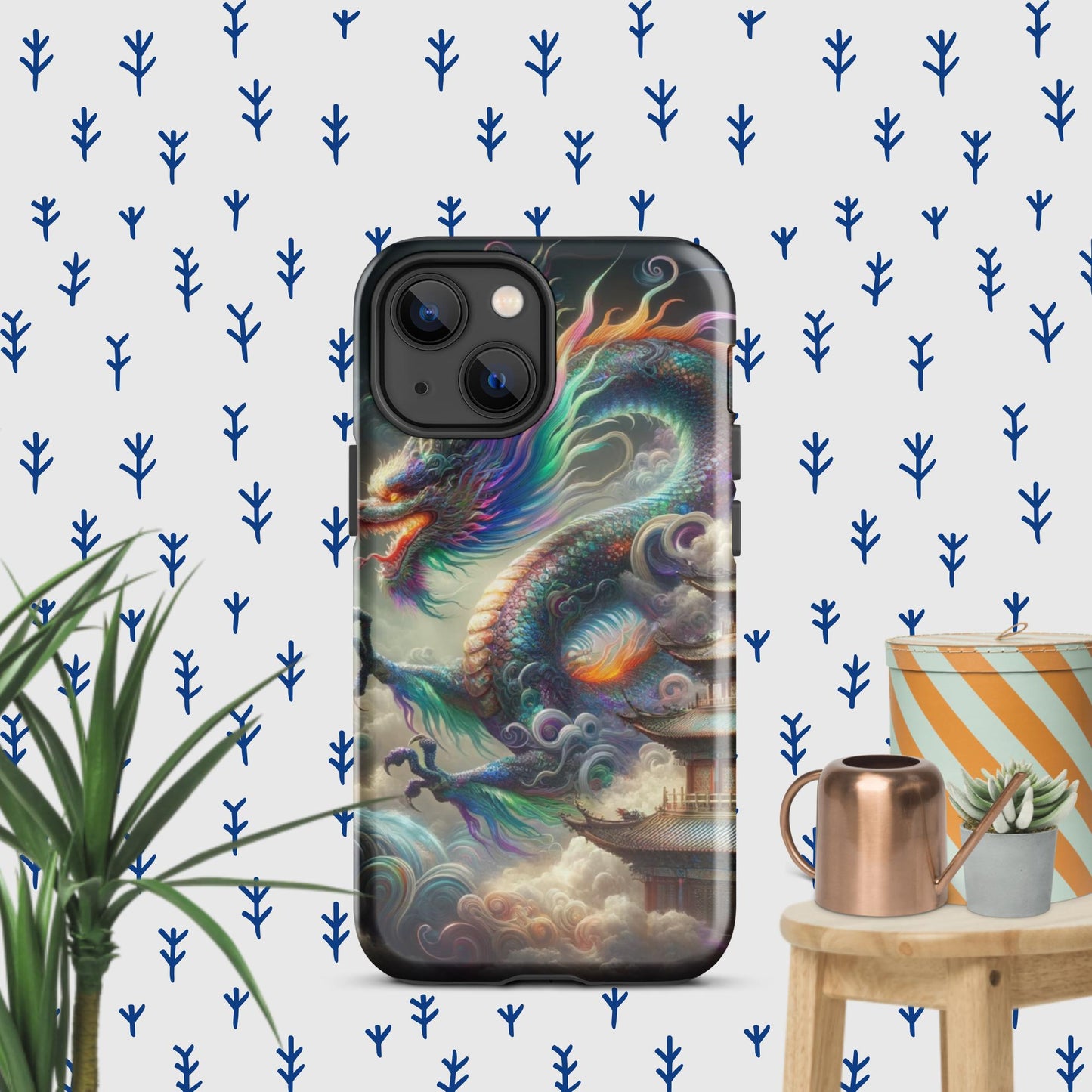 The Hologram Hook Up Glossy / iPhone 13 mini Dragon Tough Case for iPhone®