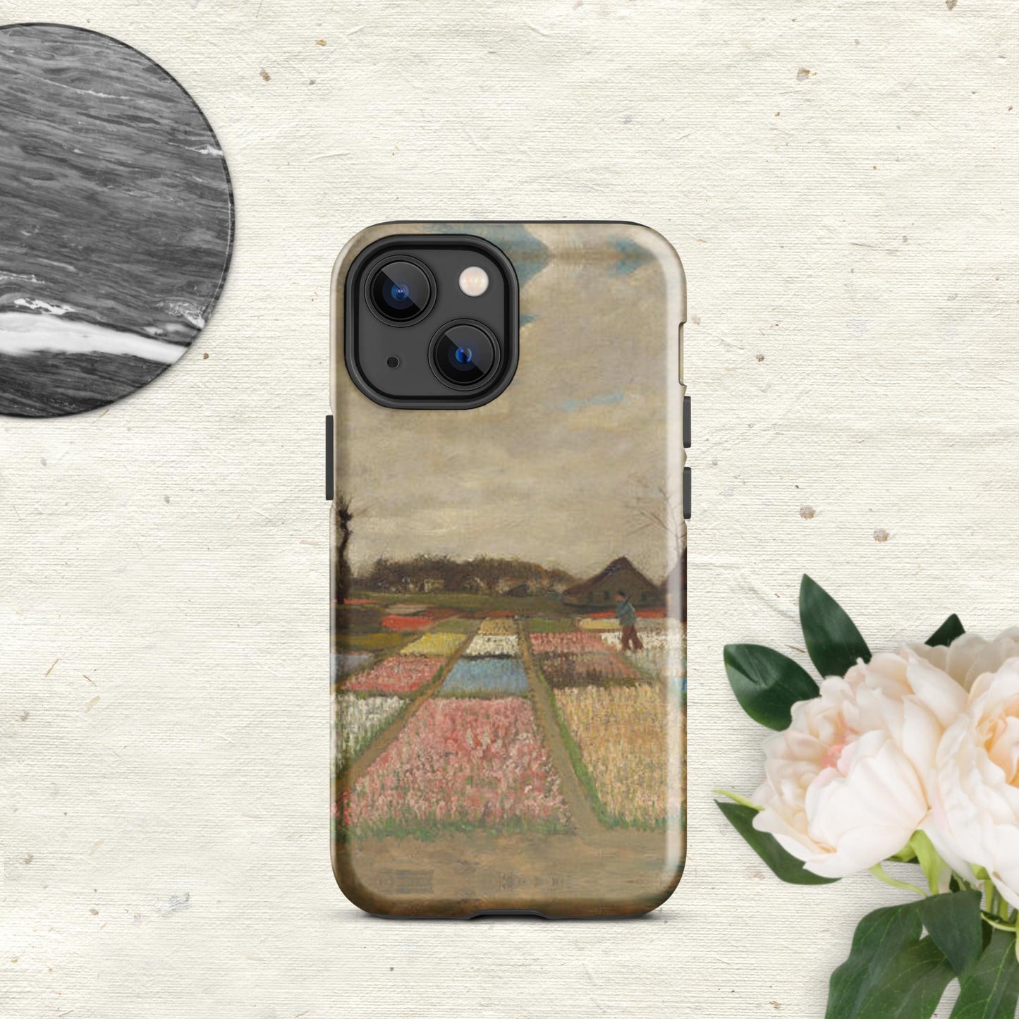 The Hologram Hook Up Glossy / iPhone 13 mini Holland Flowers Tough Case for iPhone®