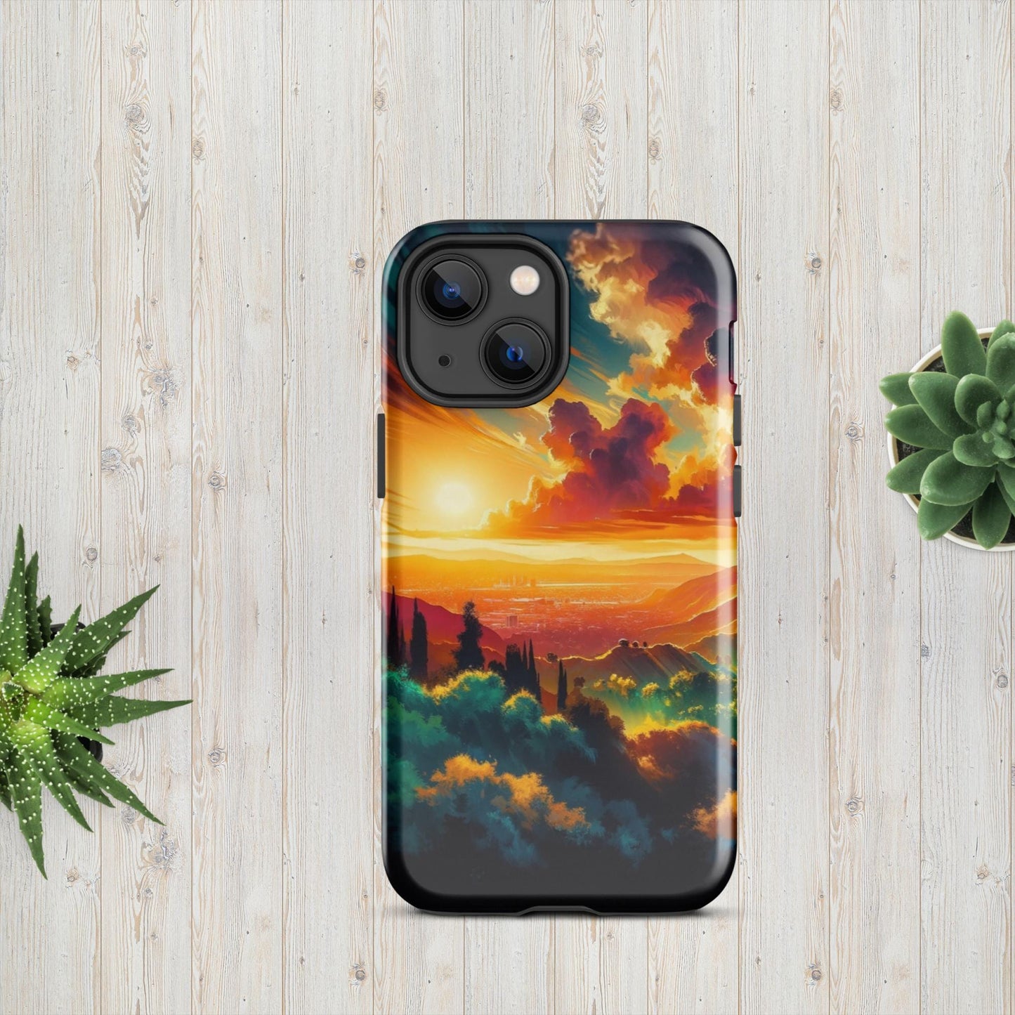 The Hologram Hook Up Glossy / iPhone 13 mini Sun Hills Tough Case for iPhone®