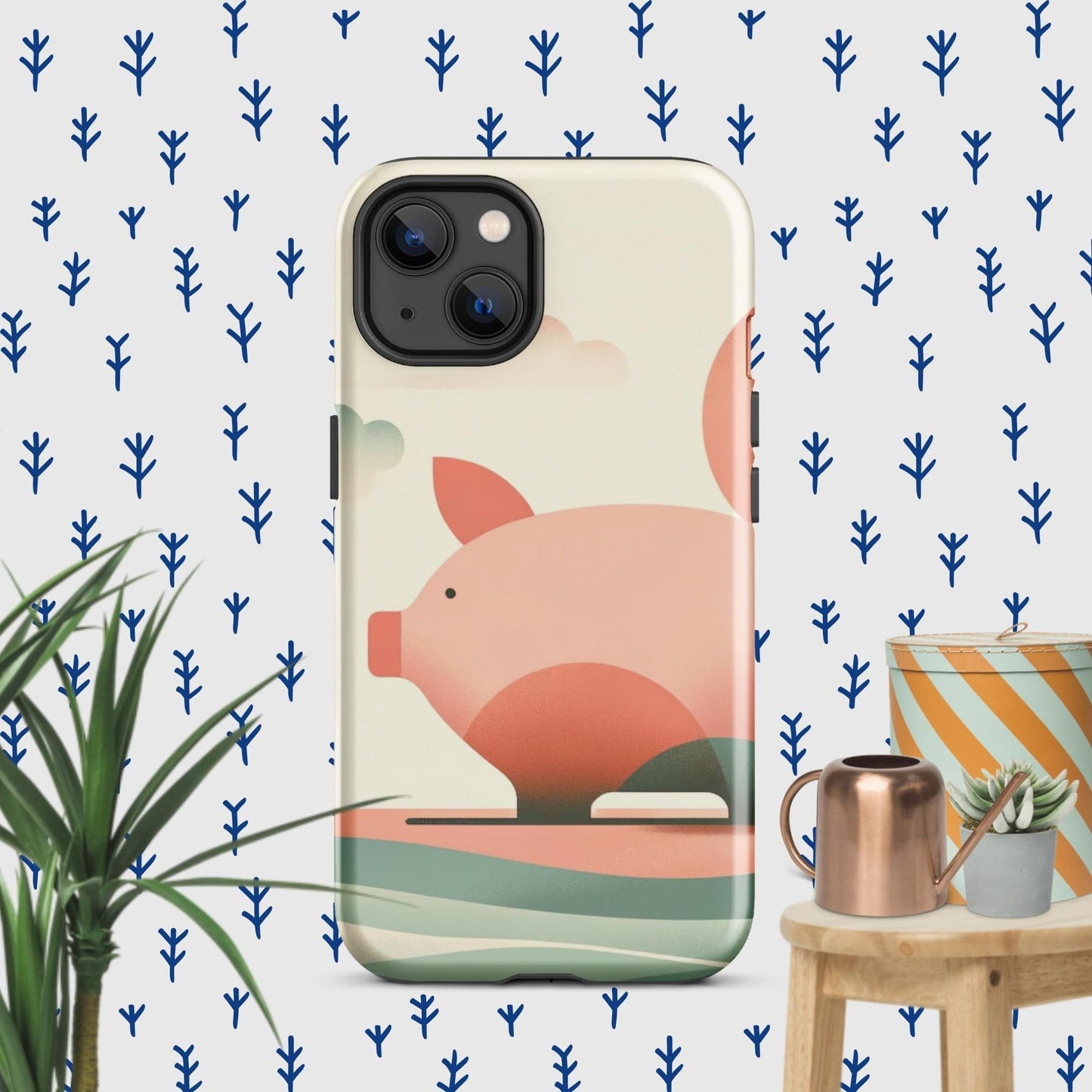 The Hologram Hook Up Glossy / iPhone 13 Pig Icon Tough Case for iPhone®