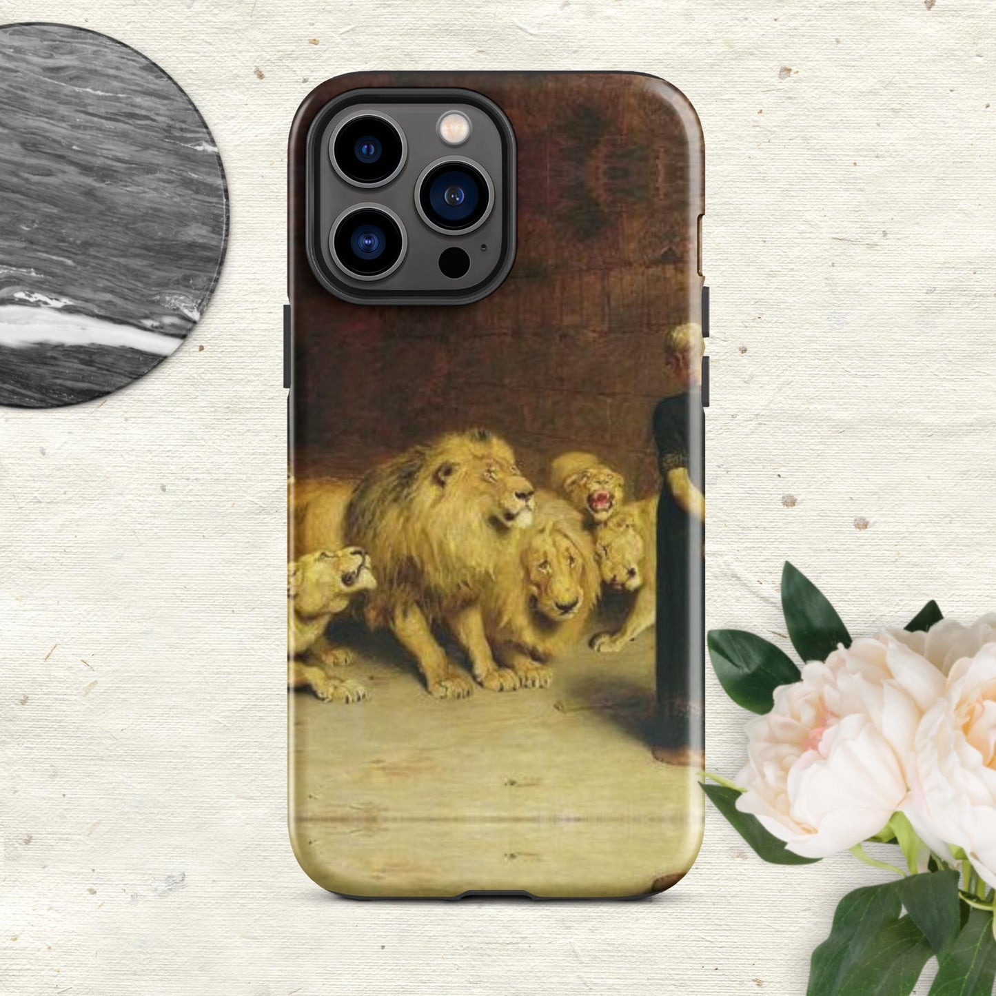 The Hologram Hook Up Glossy / iPhone 13 Pro Max Briton's Lions Tough Case for iPhone®