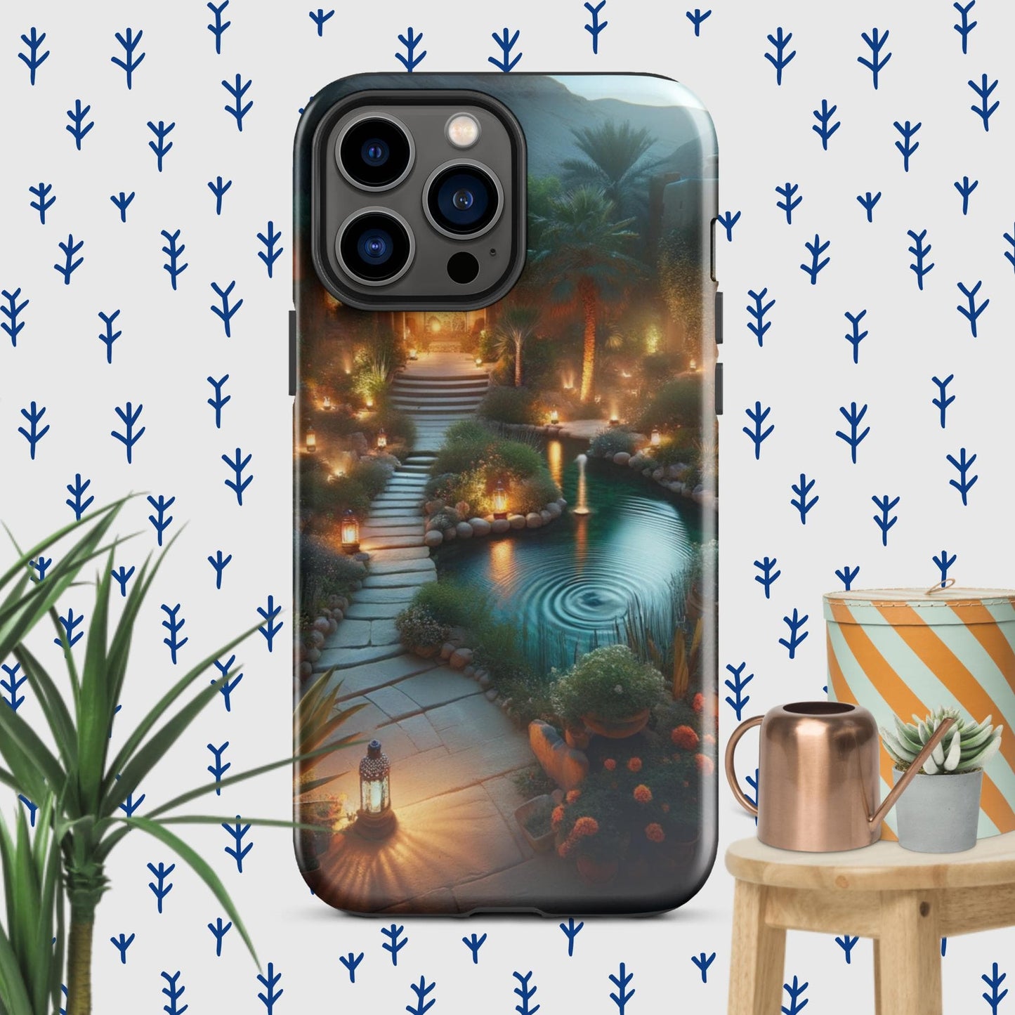 The Hologram Hook Up Glossy / iPhone 13 Pro Max Peaceful Tranquility Tough Case for iPhone®