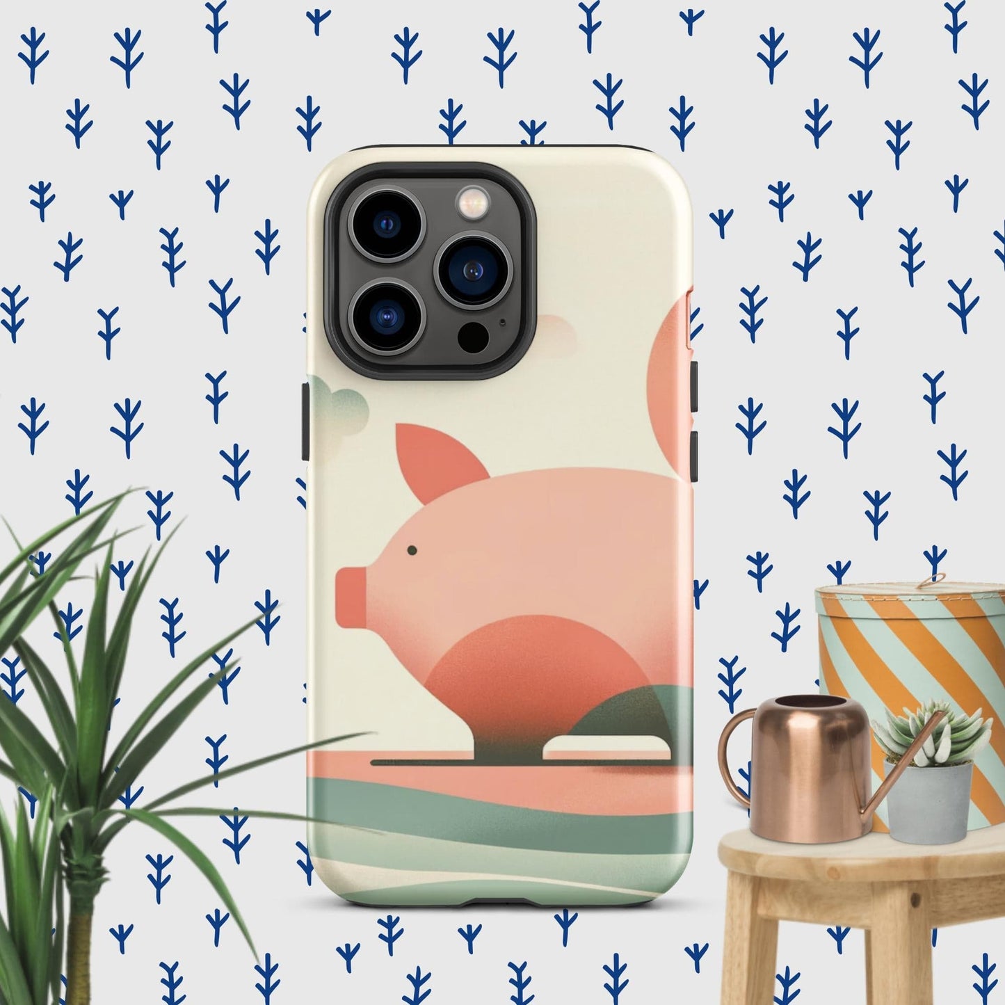 The Hologram Hook Up Glossy / iPhone 13 Pro Pig Icon Tough Case for iPhone®