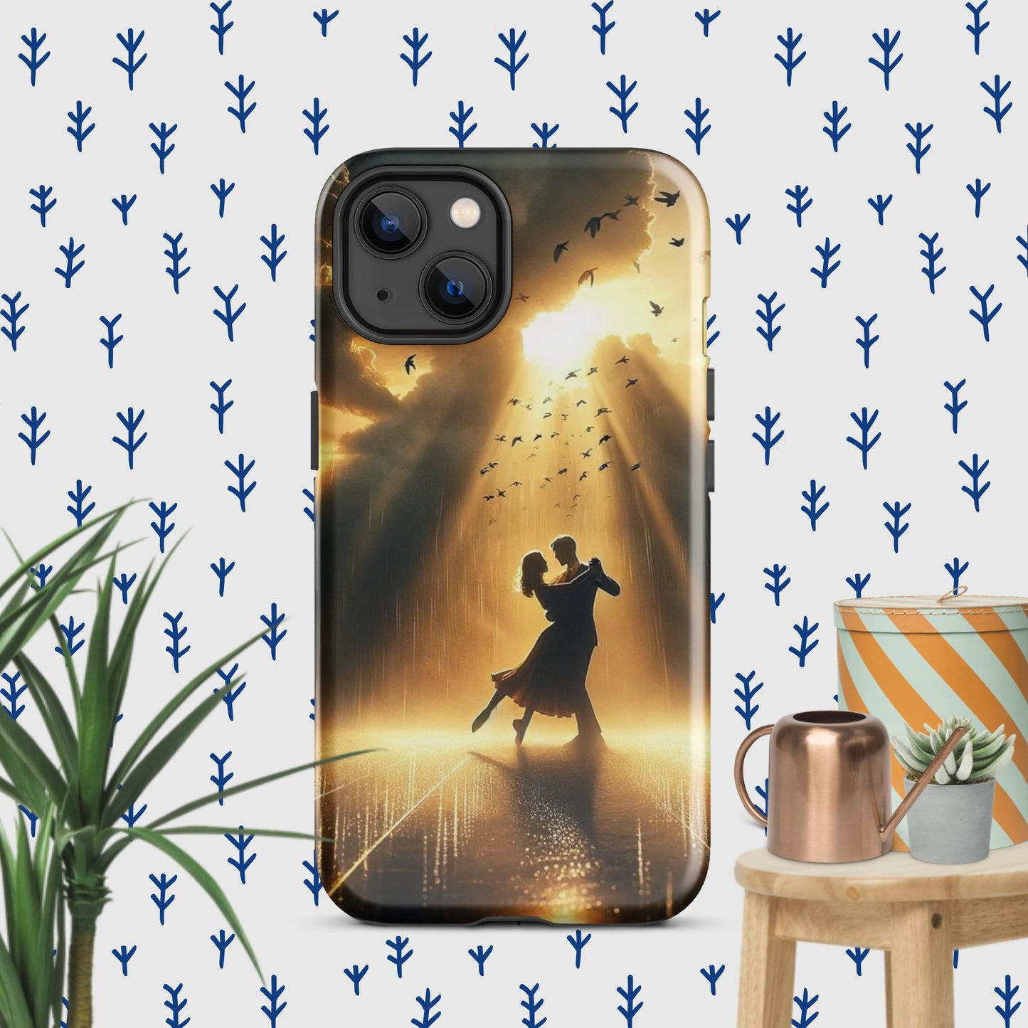 The Hologram Hook Up Glossy / iPhone 13 Rain Dance Tough Case for iPhone®