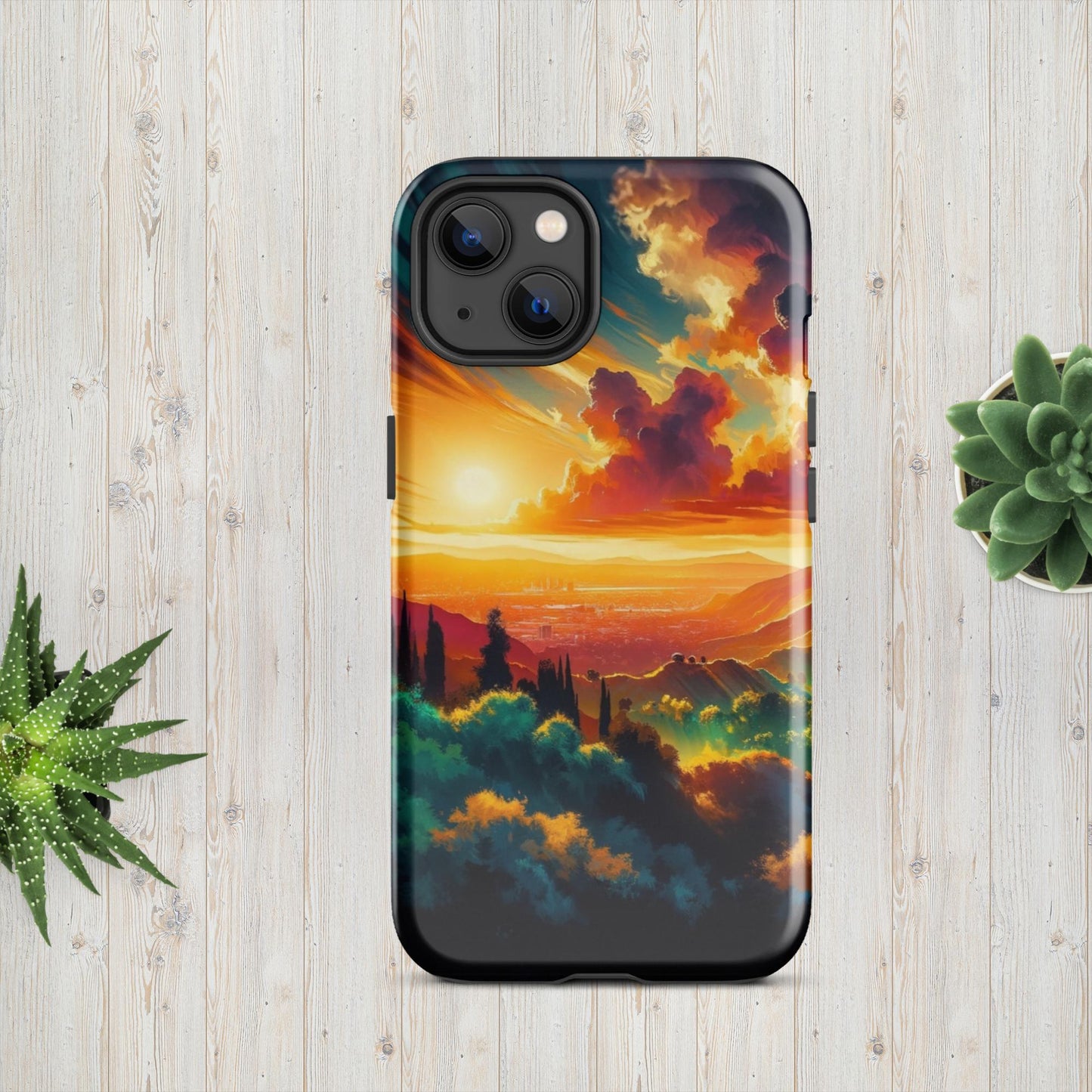 The Hologram Hook Up Glossy / iPhone 13 Sun Hills Tough Case for iPhone®