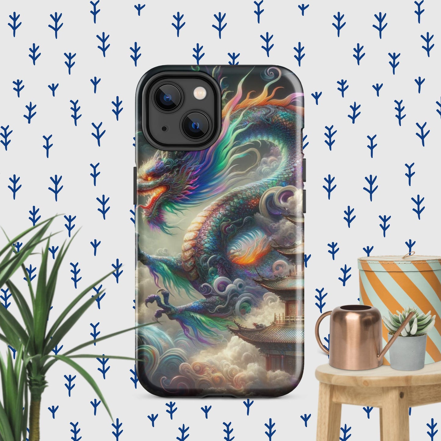 The Hologram Hook Up Glossy / iPhone 14 Dragon Tough Case for iPhone®