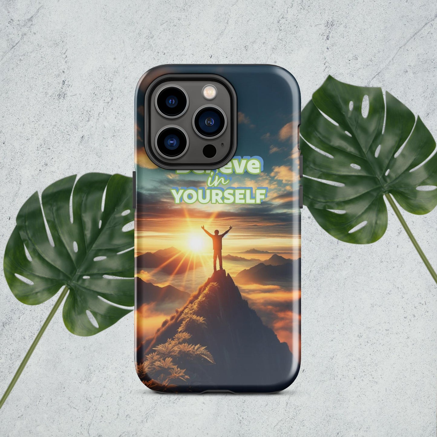 Trendyguard Glossy / iPhone 14 Pro Believe In Yourself Tough Case for iPhone®