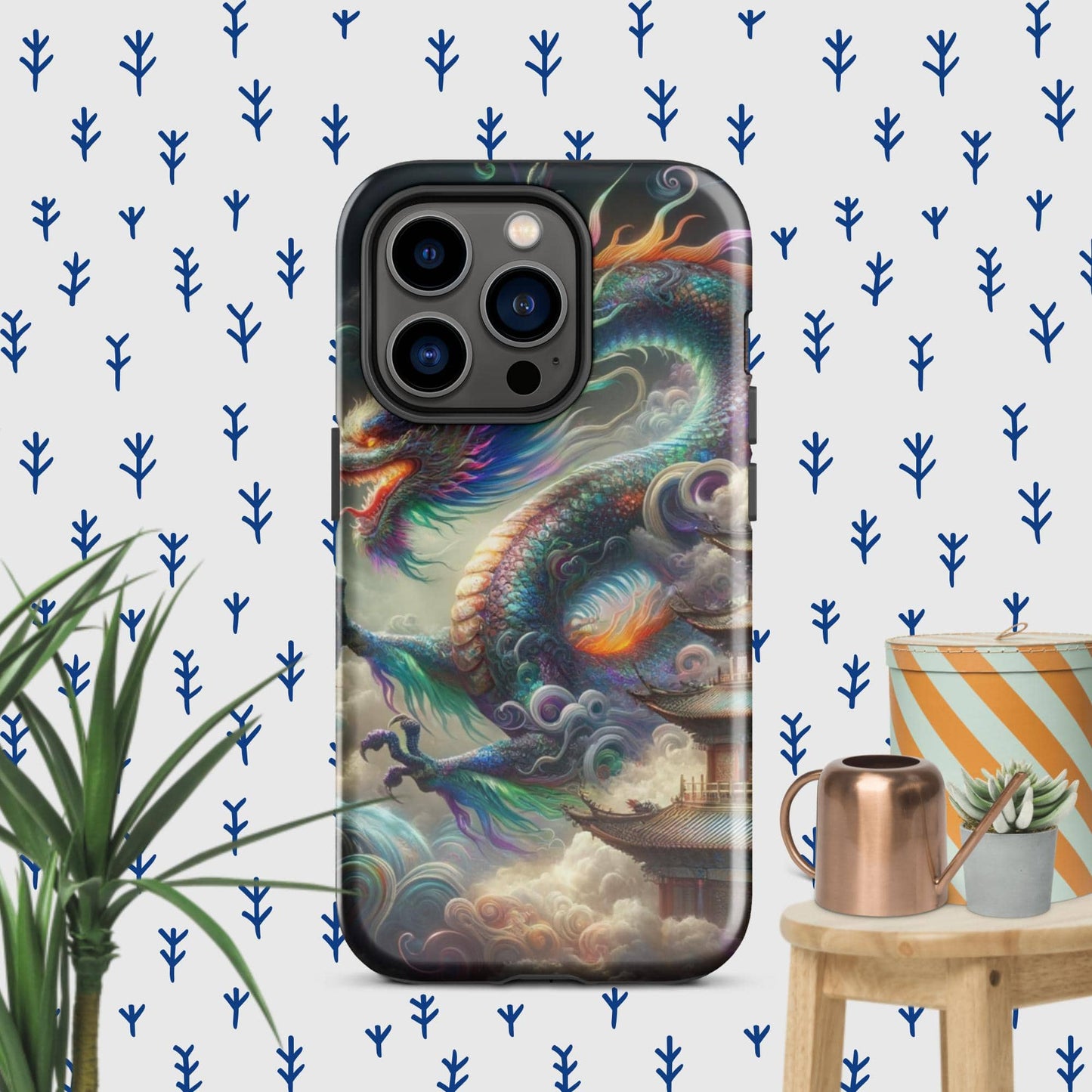The Hologram Hook Up Glossy / iPhone 14 Pro Dragon Tough Case for iPhone®