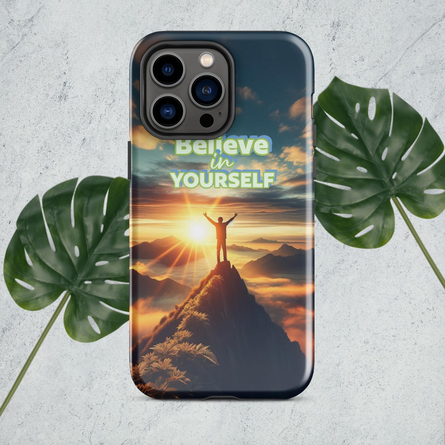 Trendyguard Glossy / iPhone 14 Pro Max Believe In Yourself Tough Case for iPhone®