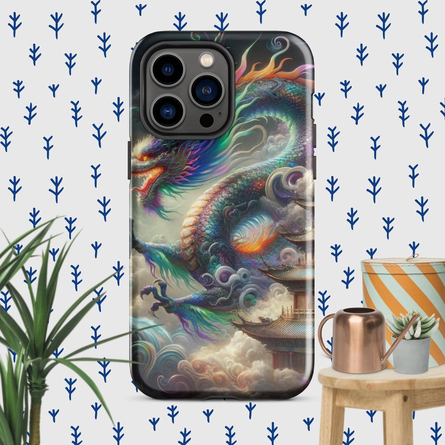 The Hologram Hook Up Glossy / iPhone 14 Pro Max Dragon Tough Case for iPhone®