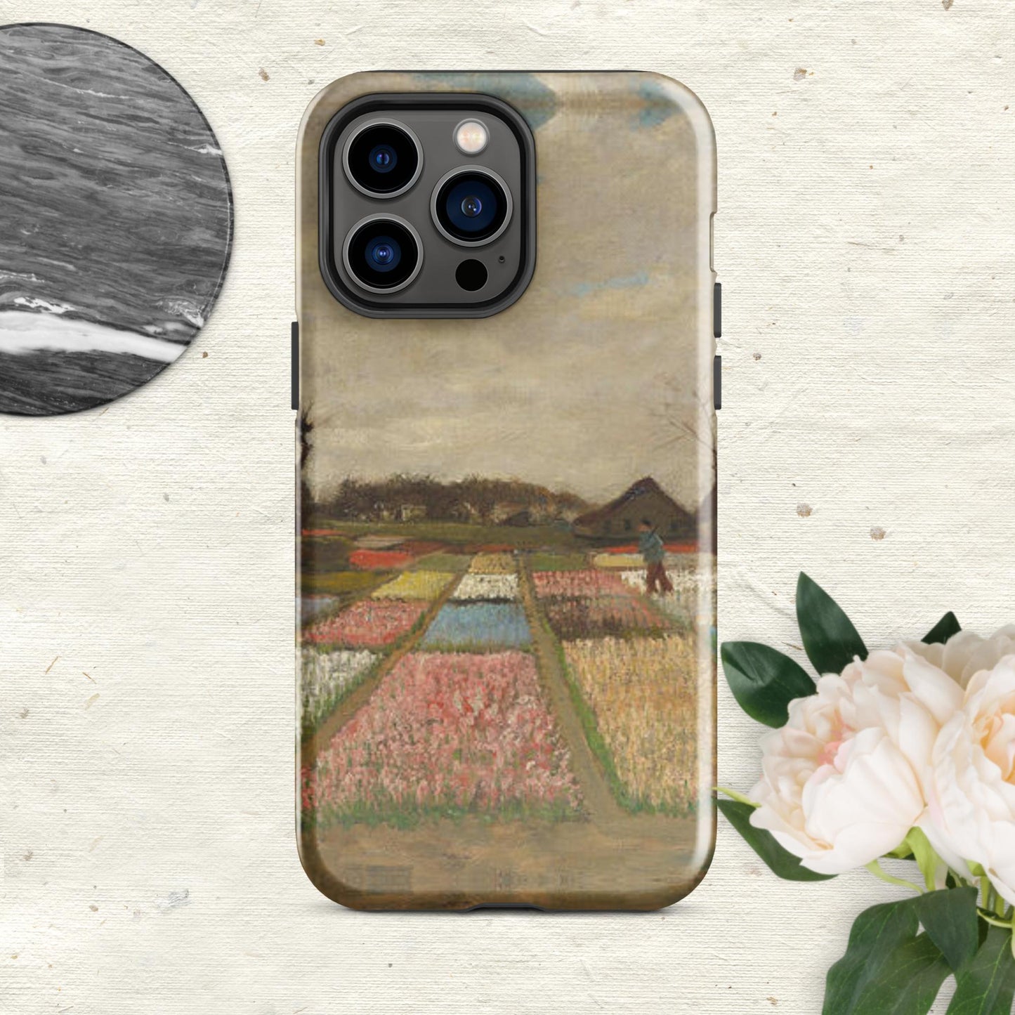 The Hologram Hook Up Glossy / iPhone 14 Pro Max Holland Flowers Tough Case for iPhone®