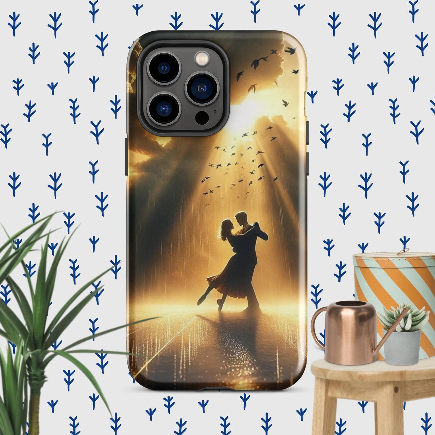 The Hologram Hook Up Glossy / iPhone 14 Pro Max Rain Dance Tough Case for iPhone®