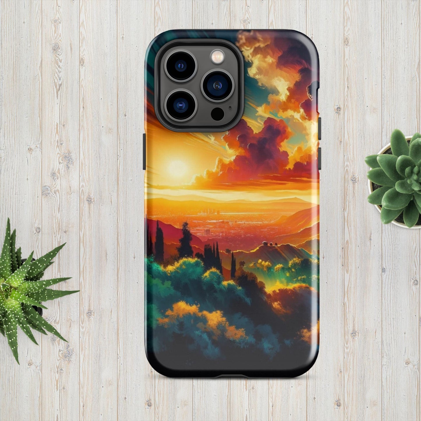The Hologram Hook Up Glossy / iPhone 14 Pro Max Sun Hills Tough Case for iPhone®