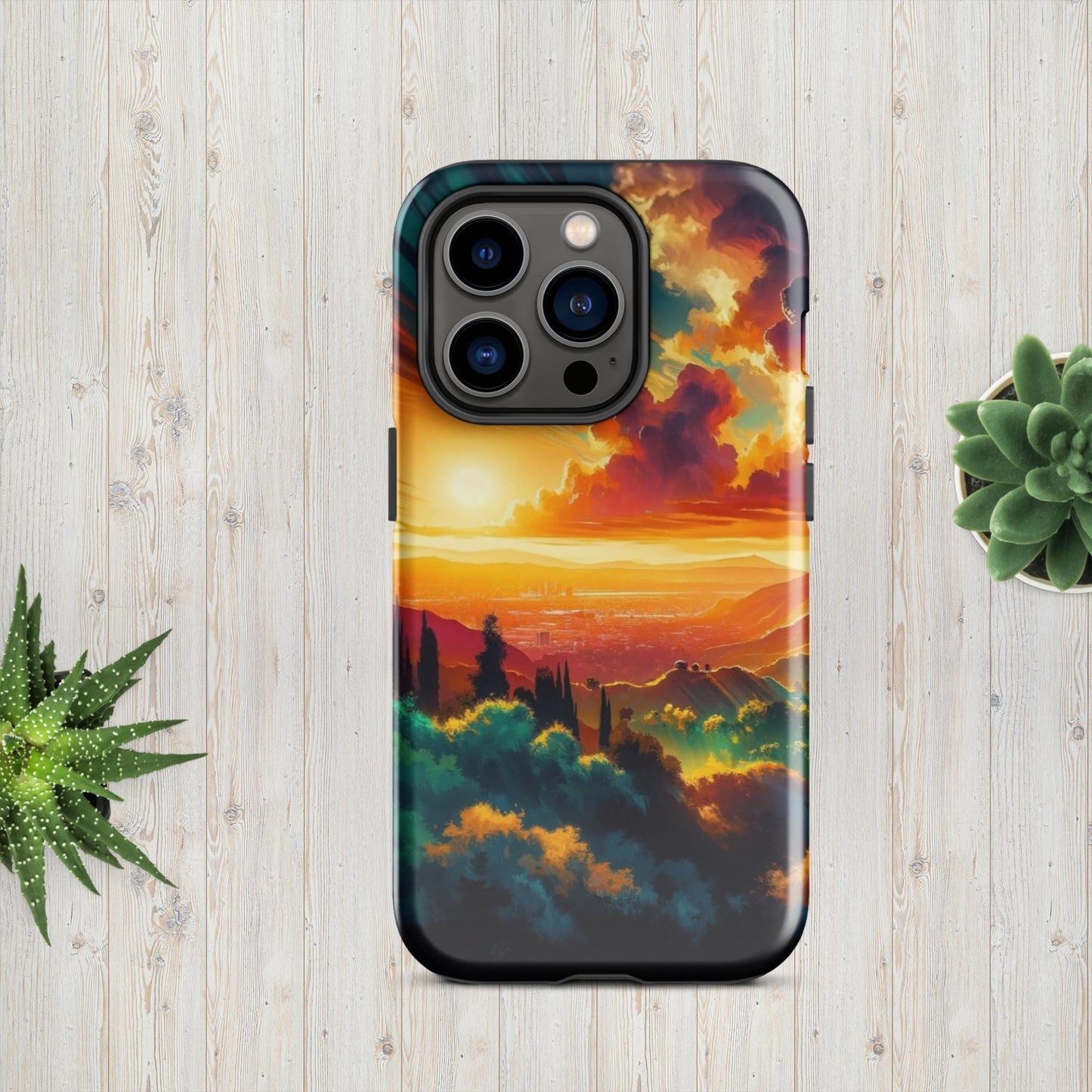 The Hologram Hook Up Glossy / iPhone 14 Pro Sun Hills Tough Case for iPhone®