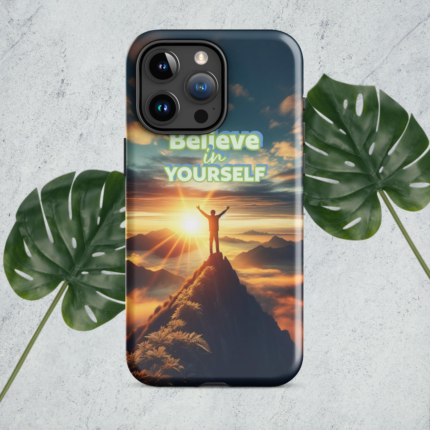 Trendyguard Glossy / iPhone 15 Pro Max Believe In Yourself Tough Case for iPhone®