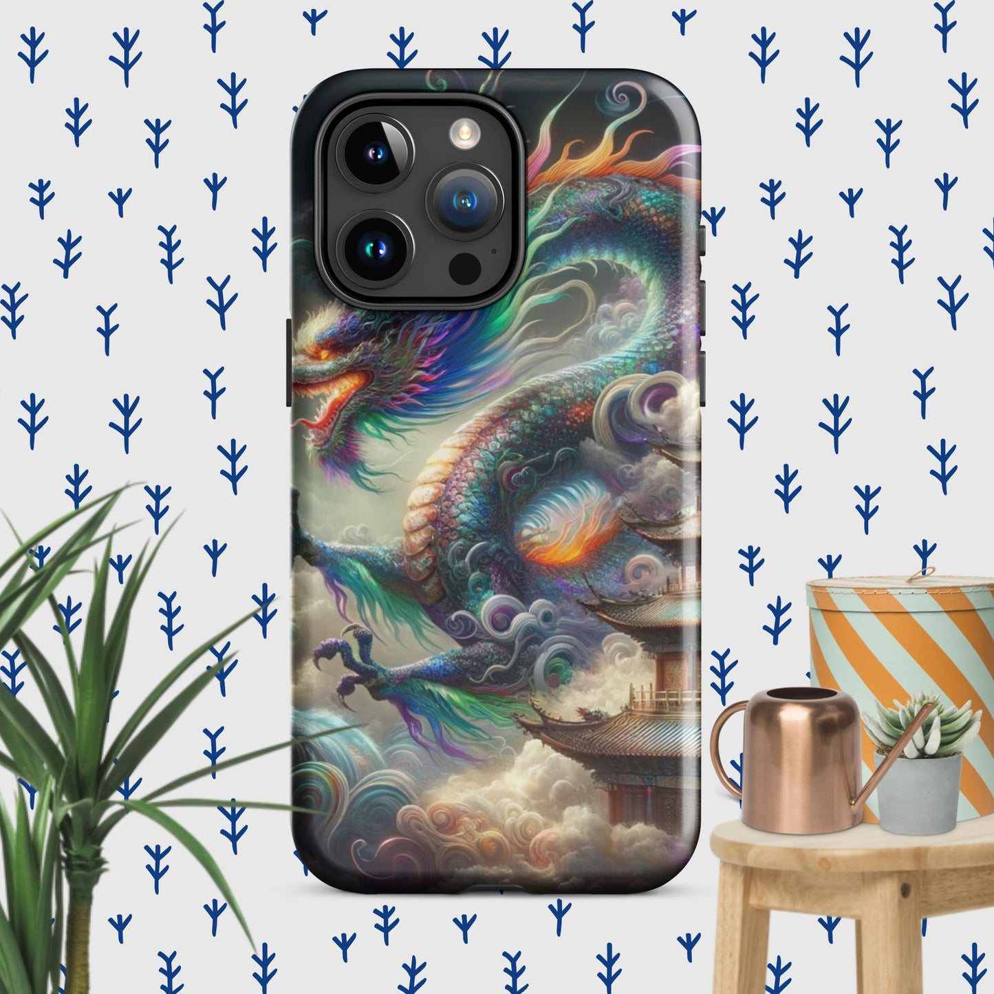 The Hologram Hook Up Glossy / iPhone 15 Pro Max Dragon Tough Case for iPhone®