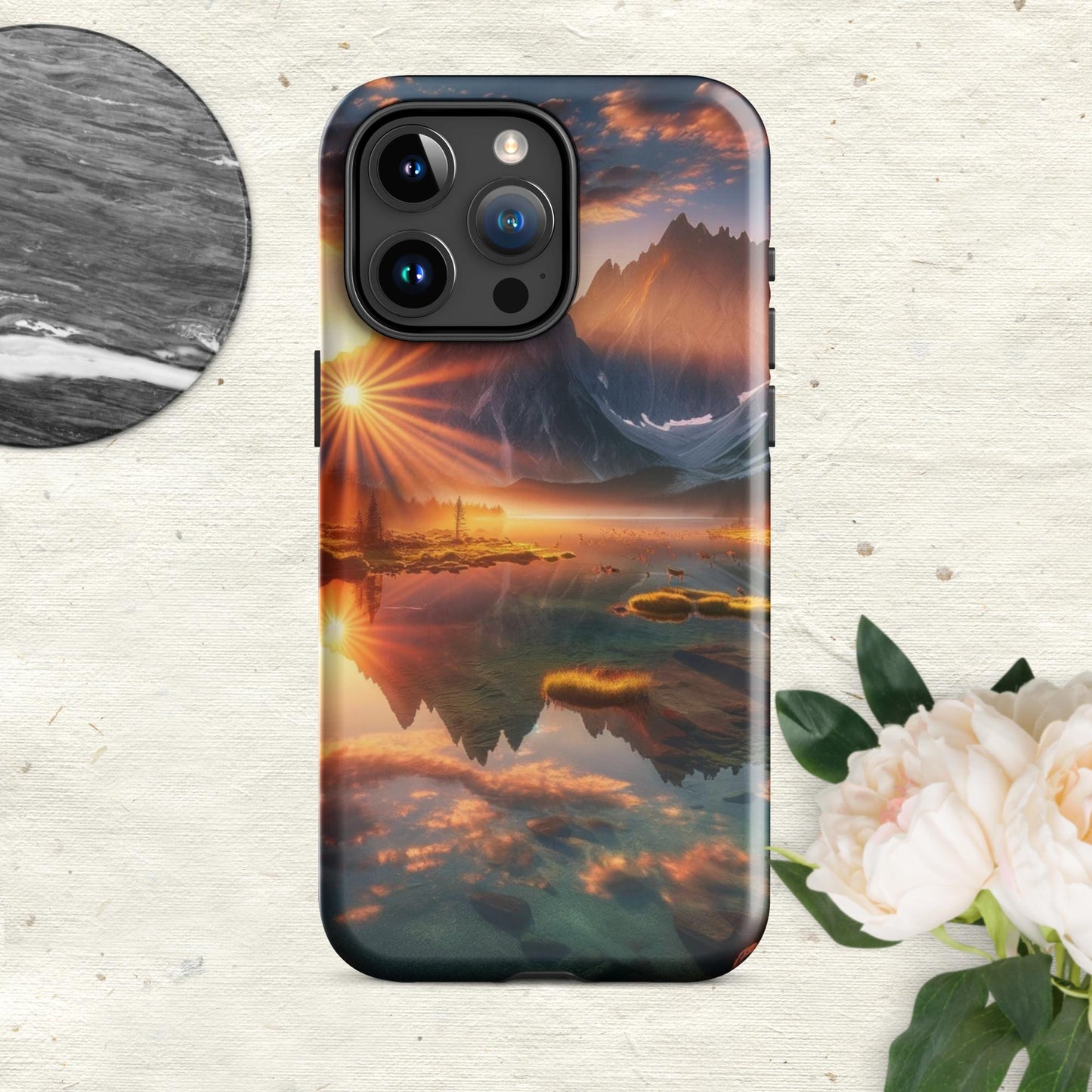 The Hologram Hook Up Glossy / iPhone 15 Pro Max Eye Of The Mountain Tough Case for iPhone®