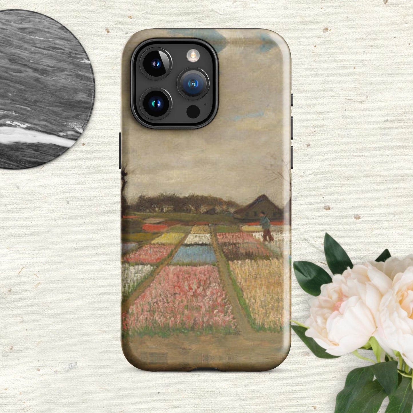 The Hologram Hook Up Glossy / iPhone 15 Pro Max Holland Flowers Tough Case for iPhone®