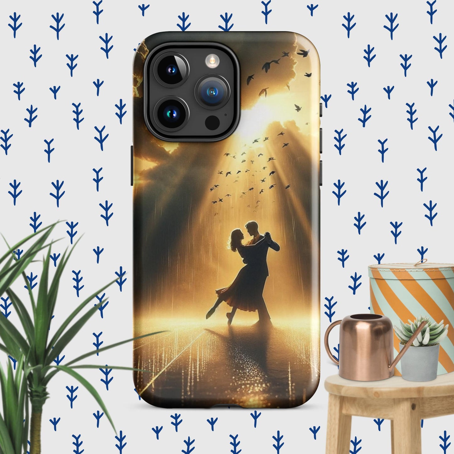 The Hologram Hook Up Glossy / iPhone 15 Pro Max Rain Dance Tough Case for iPhone®