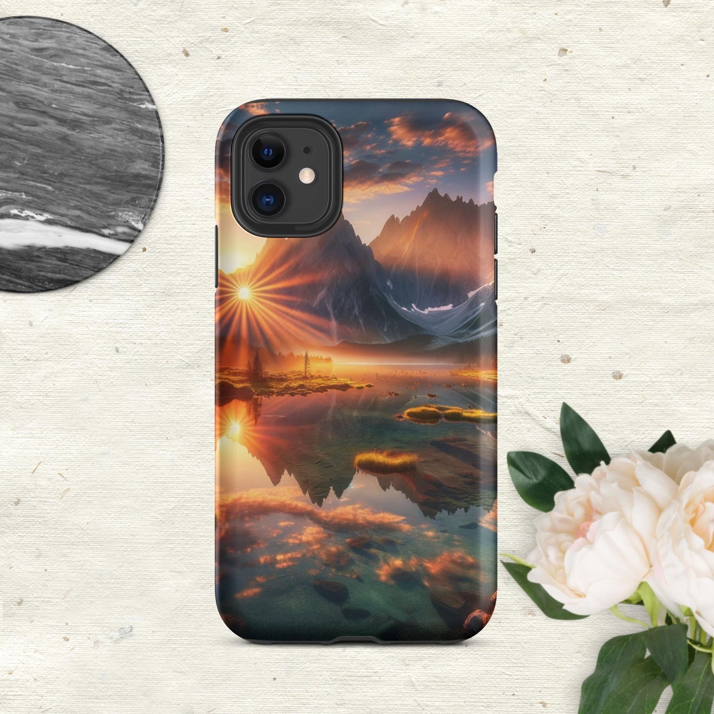 The Hologram Hook Up Matte / iPhone 11 Eye Of The Mountain Tough Case for iPhone®