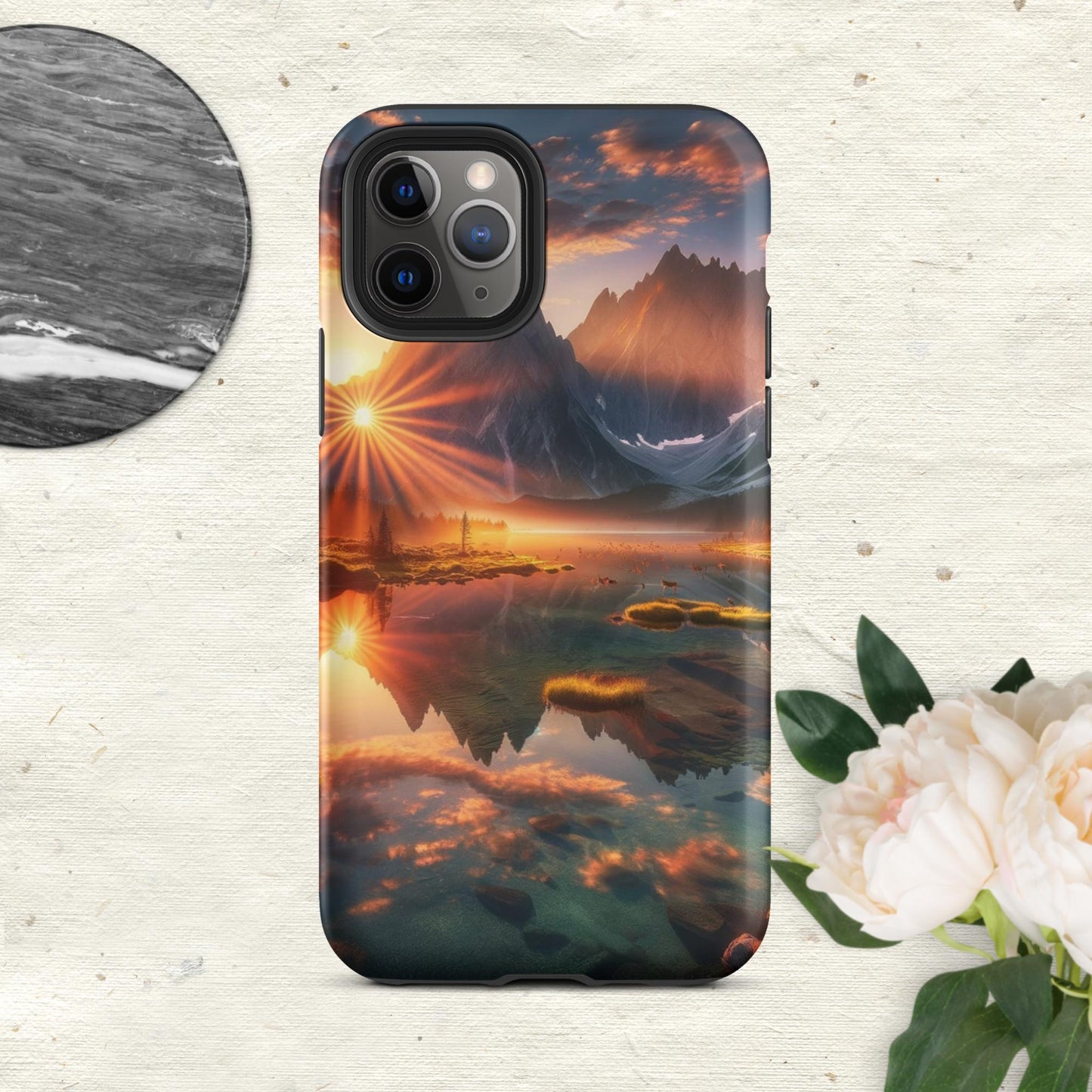 The Hologram Hook Up Matte / iPhone 11 Pro Eye Of The Mountain Tough Case for iPhone®