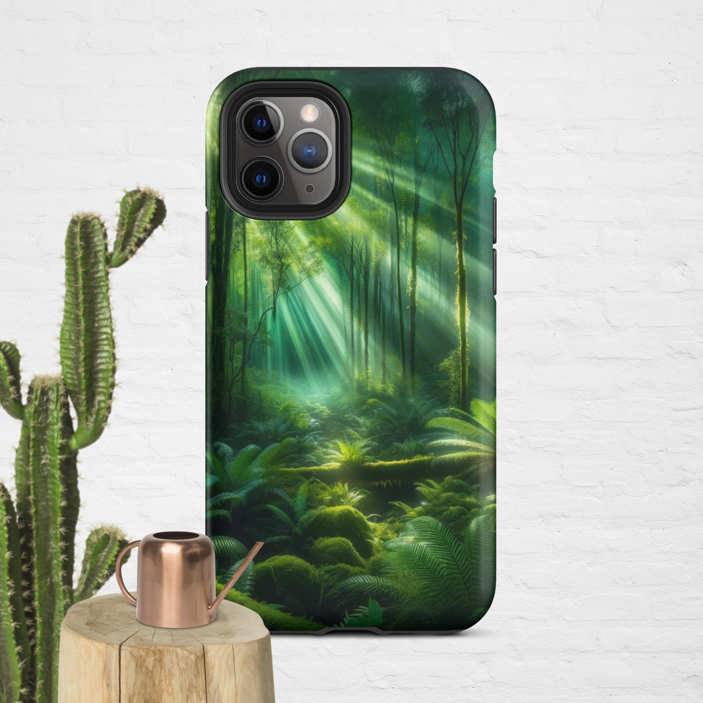 The Hologram Hook Up Matte / iPhone 11 Pro Forest Light Tough Case for iPhone®
