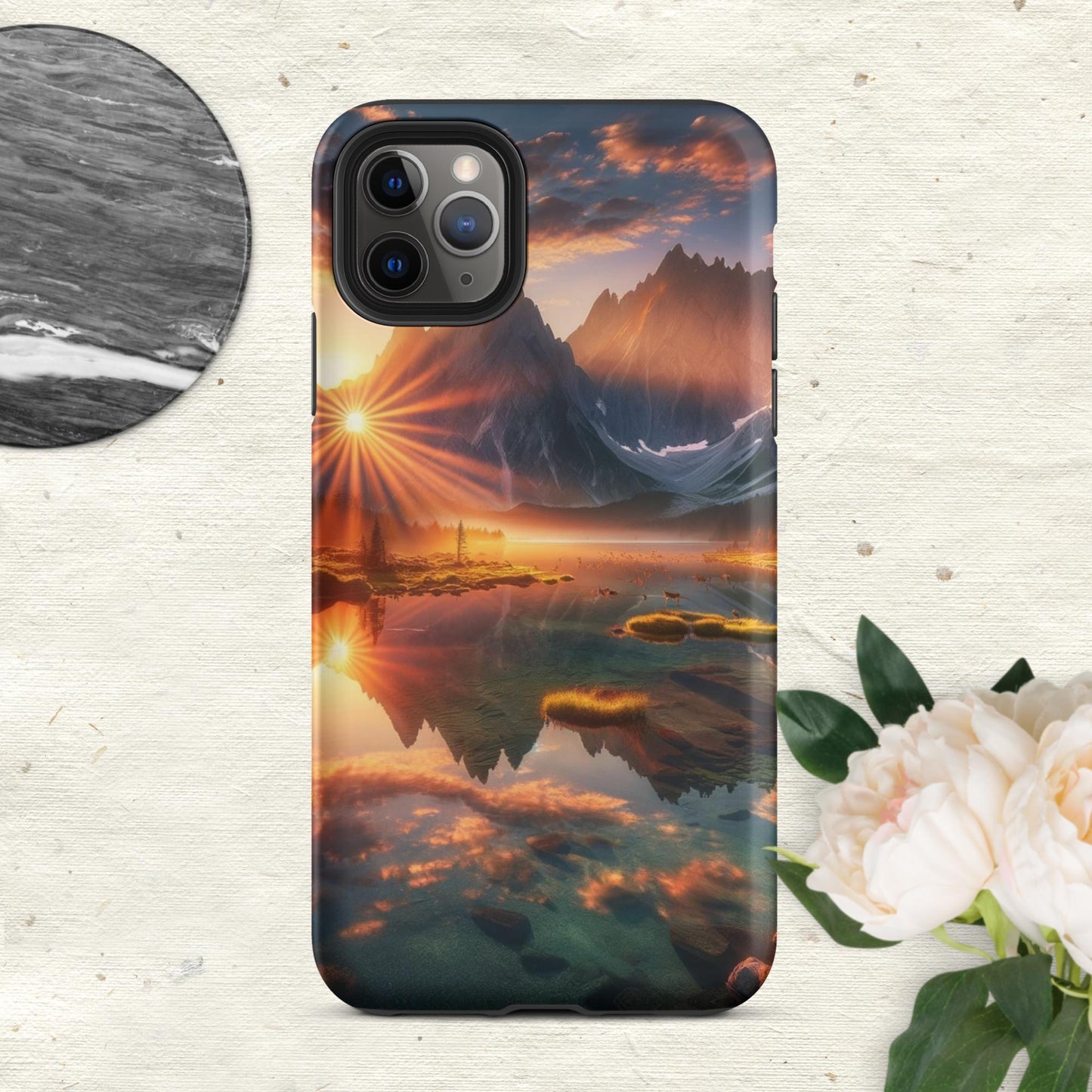The Hologram Hook Up Matte / iPhone 11 Pro Max Eye Of The Mountain Tough Case for iPhone®