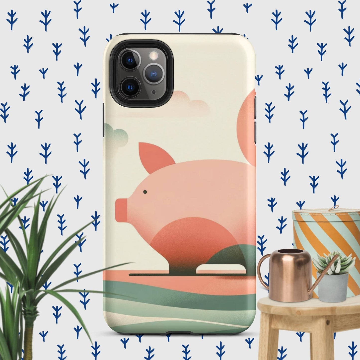 The Hologram Hook Up Matte / iPhone 11 Pro Max Pig Icon Tough Case for iPhone®