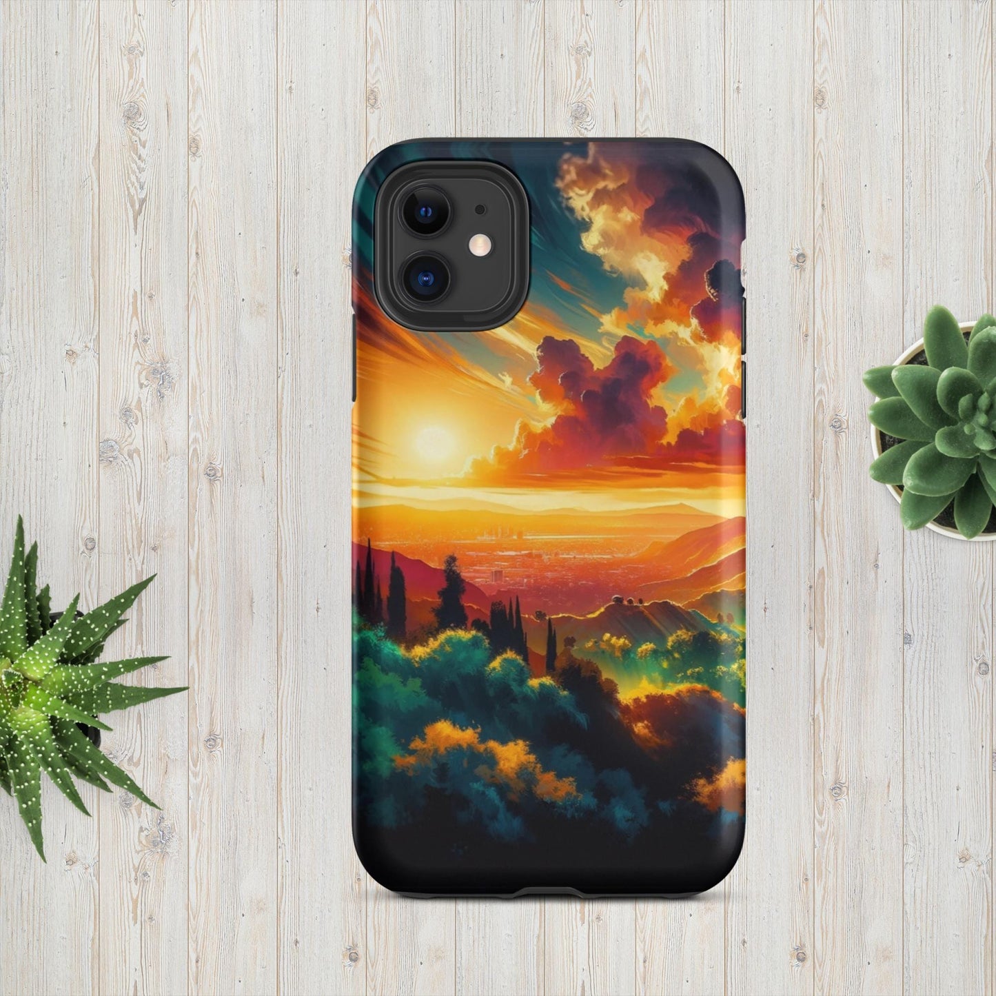 The Hologram Hook Up Matte / iPhone 11 Sun Hills Tough Case for iPhone®