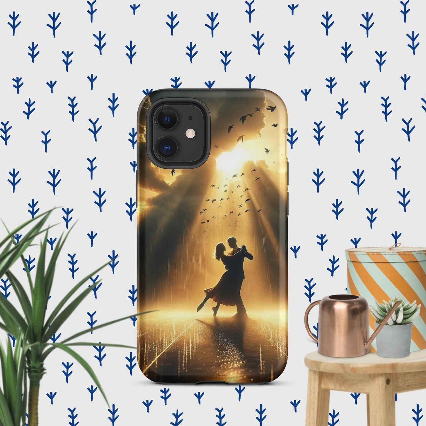 The Hologram Hook Up Matte / iPhone 12 mini Rain Dance Tough Case for iPhone®