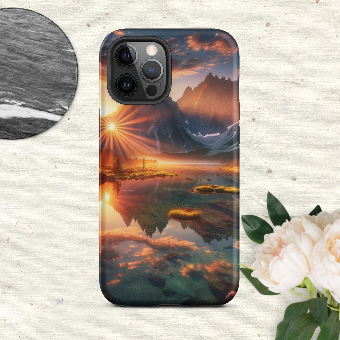 The Hologram Hook Up Matte / iPhone 12 Pro Max Eye Of The Mountain Tough Case for iPhone®