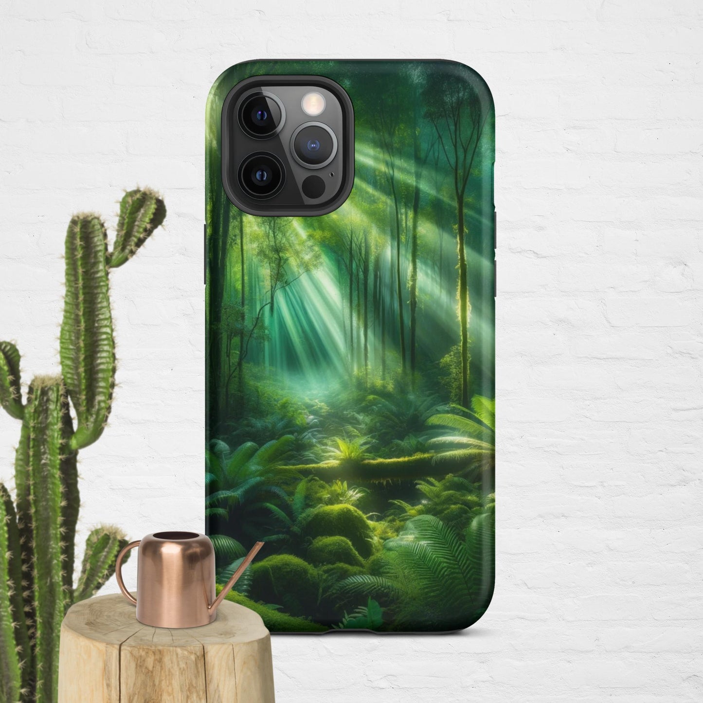 The Hologram Hook Up Matte / iPhone 12 Pro Max Forest Light Tough Case for iPhone®