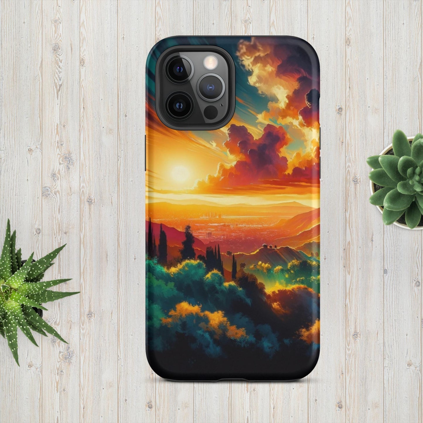 The Hologram Hook Up Matte / iPhone 12 Pro Max Sun Hills Tough Case for iPhone®
