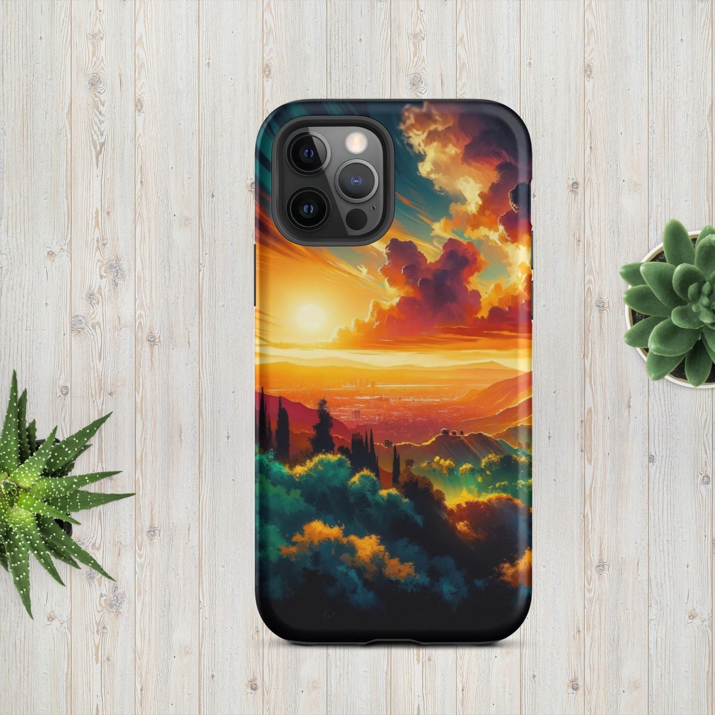 The Hologram Hook Up Matte / iPhone 12 Pro Sun Hills Tough Case for iPhone®
