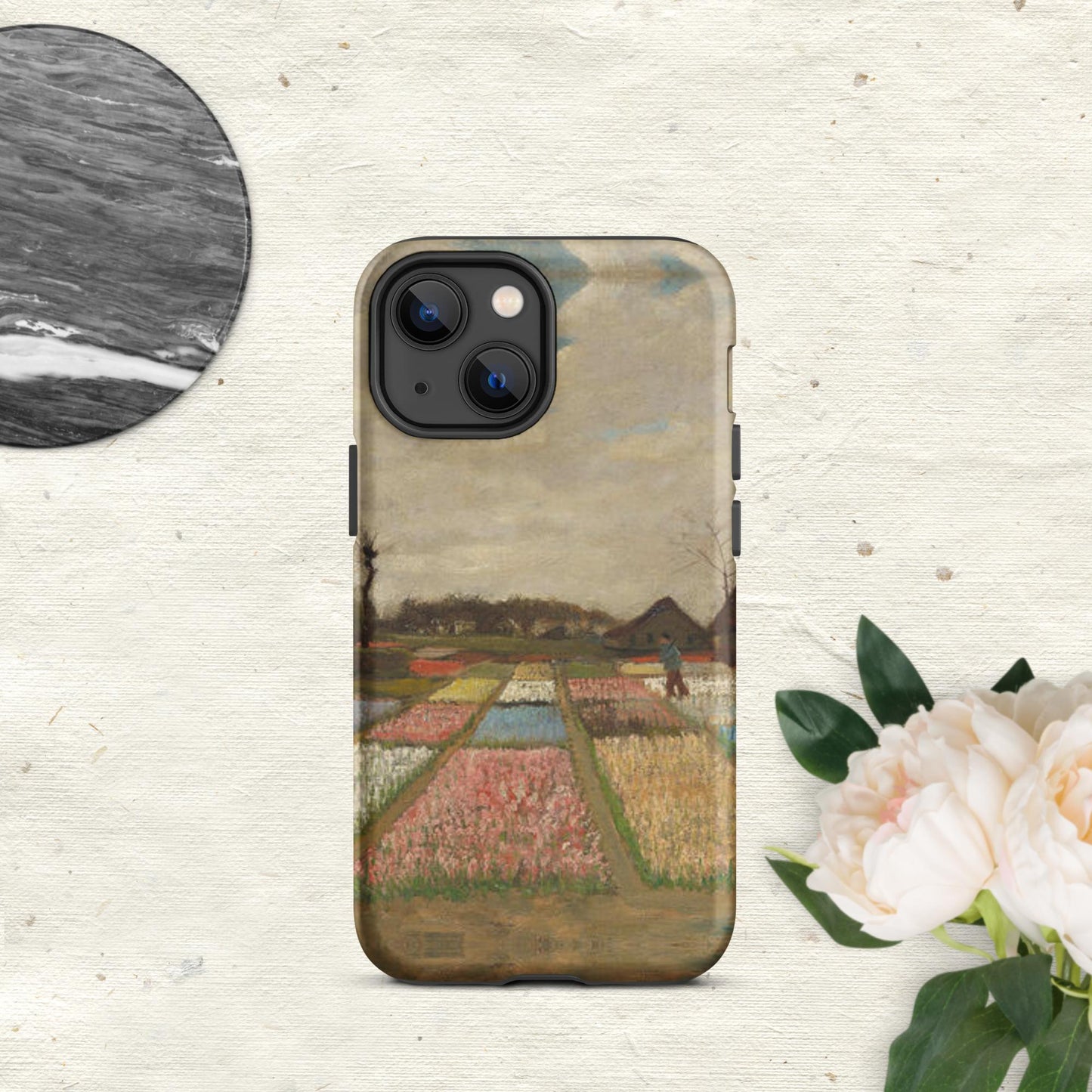 The Hologram Hook Up Matte / iPhone 13 mini Holland Flowers Tough Case for iPhone®