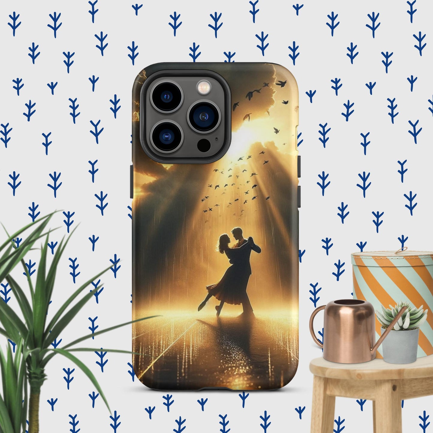 The Hologram Hook Up Matte / iPhone 13 Pro Rain Dance Tough Case for iPhone®