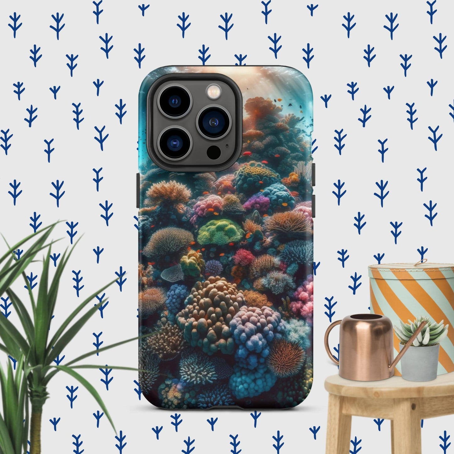The Hologram Hook Up Matte / iPhone 13 Pro Reefer Tough Case for iPhone®
